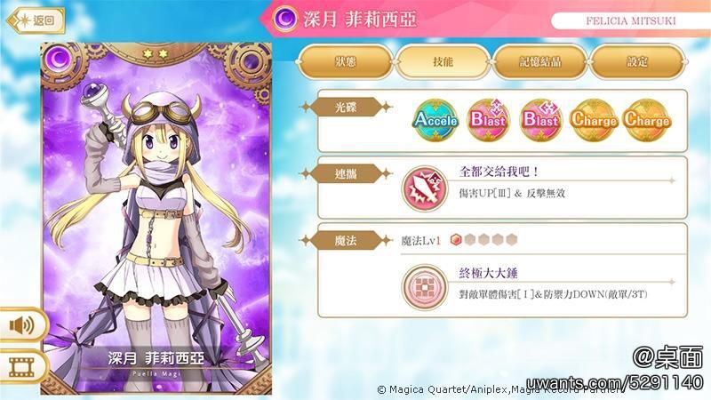《魔法紀錄 魔法少女小圓外傳》深月菲莉西亞技能介紹.jpg