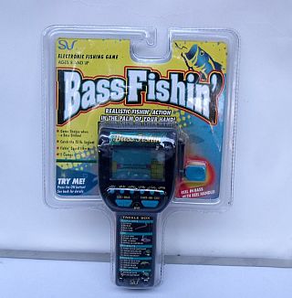 電子遊戲機遊戲機電子釣魚機Bass Fishin 1997年全新- 遊戲玩具類- 懷舊
