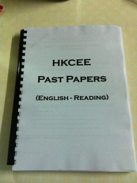 HKCEE/HKALE/HKDSE Past paper English (Reading) with answer key - 教科書買賣 - Uwants.com