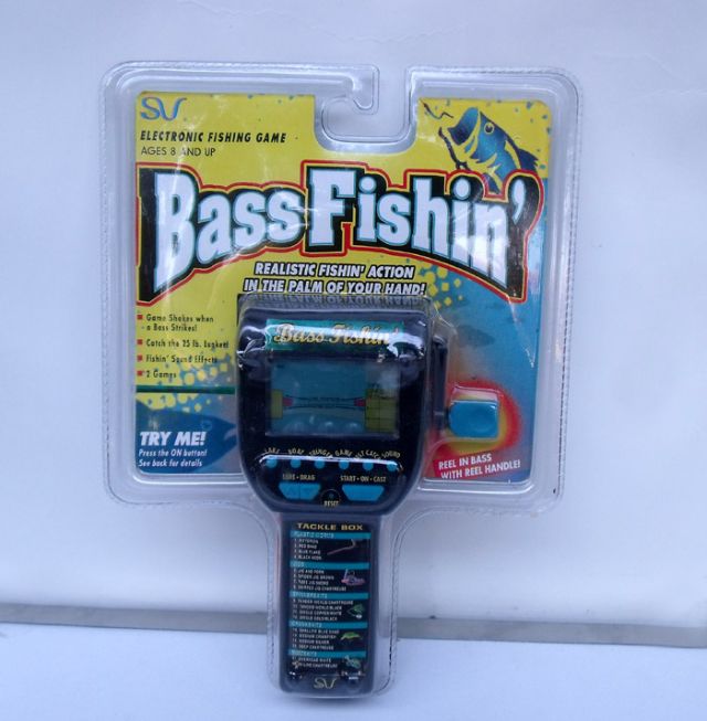 電子遊戲機遊戲機電子釣魚機Bass Fishin 1997年全新- 遊戲玩具類- 懷舊